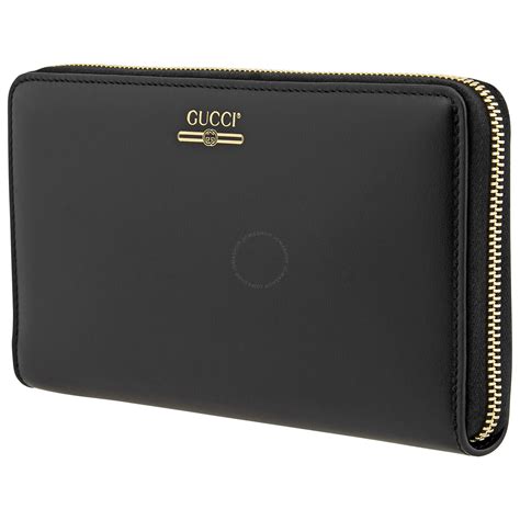 gucci logo zip around wallet|Gucci zippy wallet.